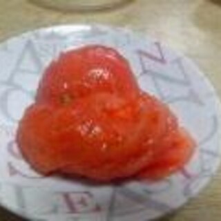 湯剥きトマト